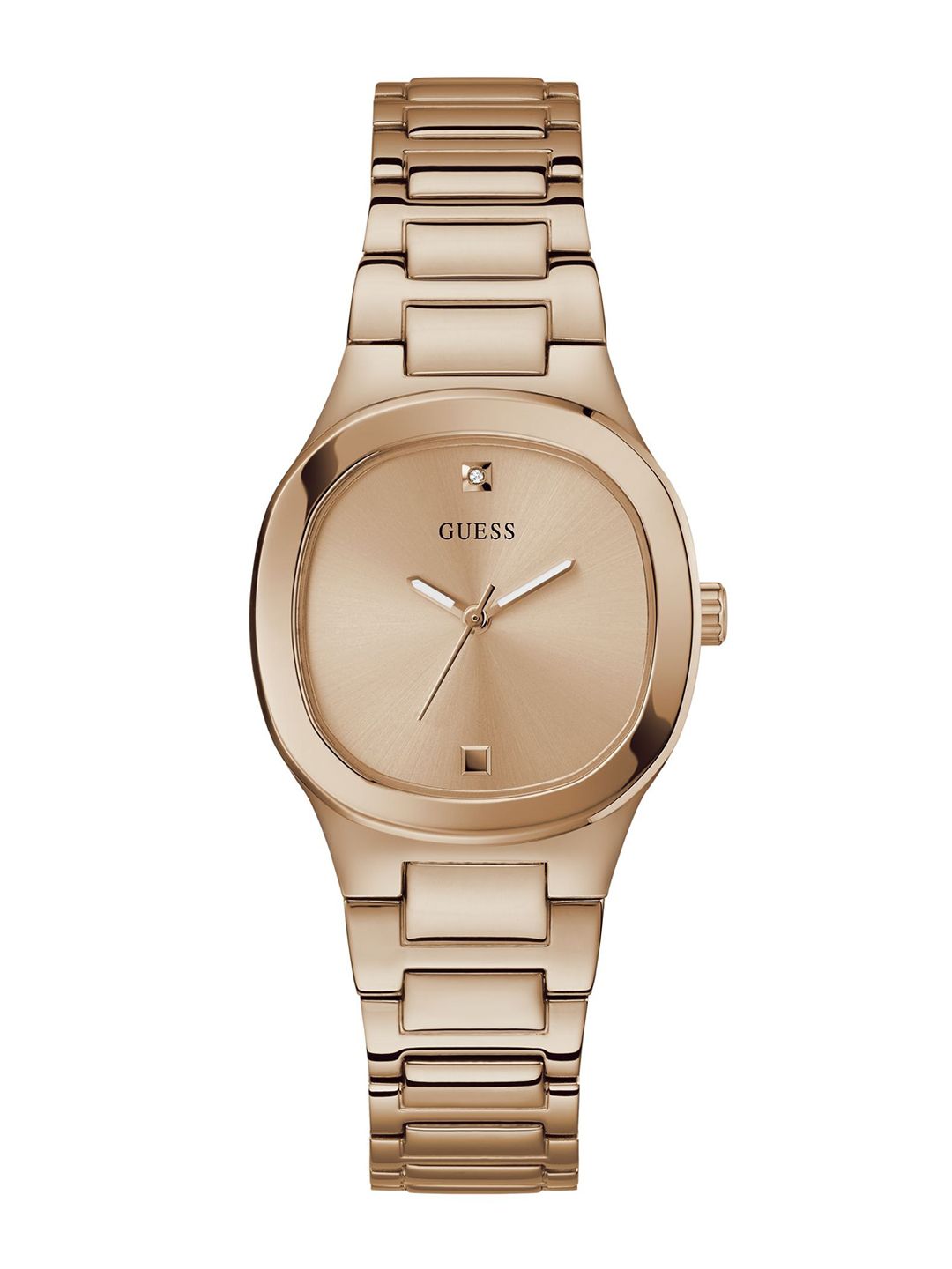 GUESS GUESS Square 32mm Rose Gold Dial Analog Women Watch - GW0615L3