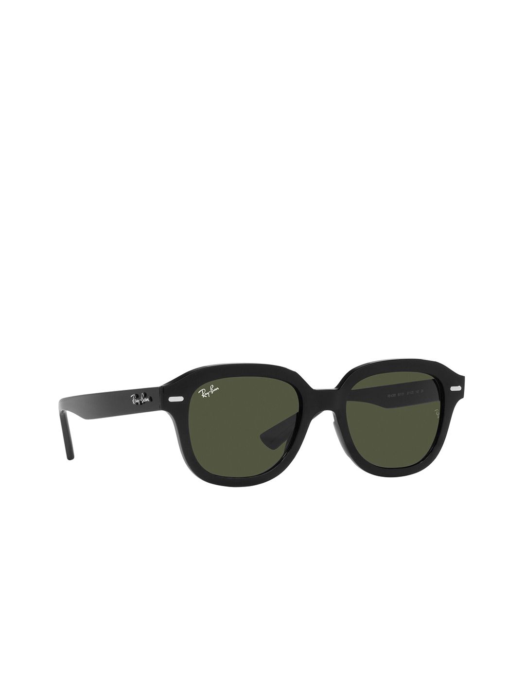 RAY-BAN Unisex UV Protected Green Lens Square Sunglasses - 0RB4398901/3151