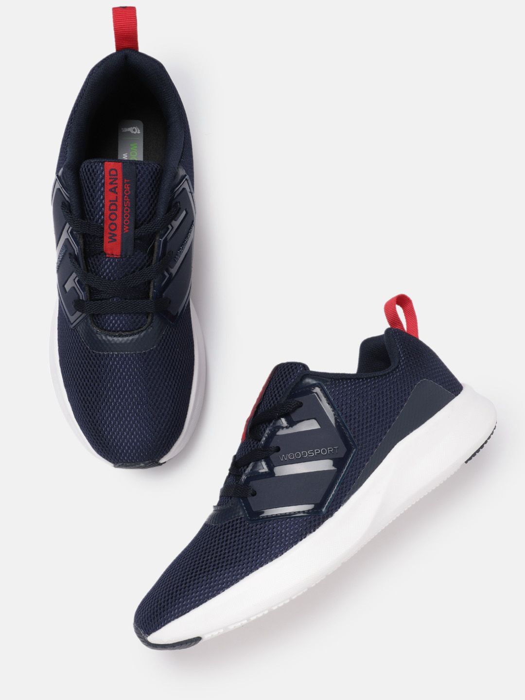 Woodland Men Woven Design Running Shoes