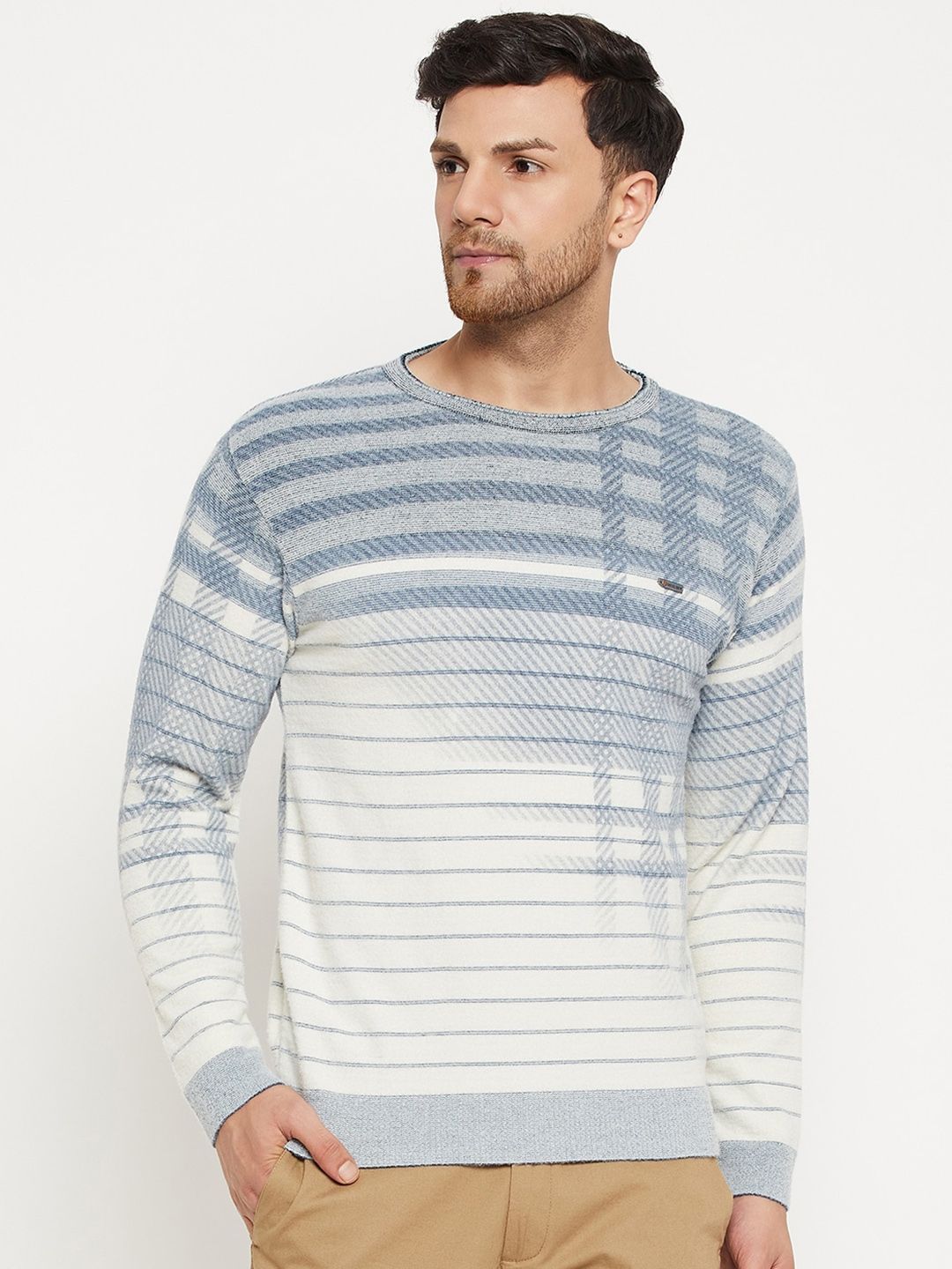 Duke Striped Acrylic Pullover