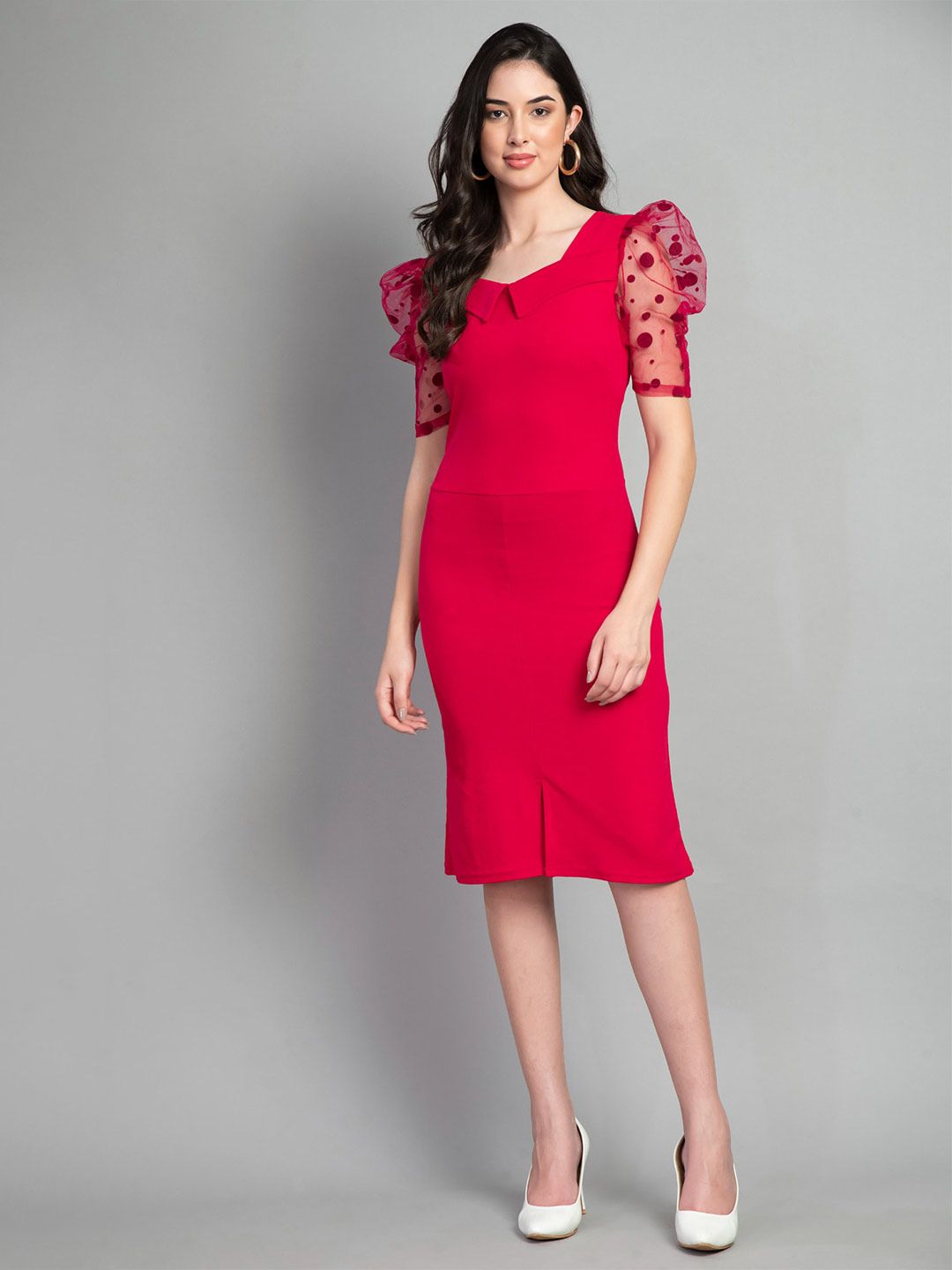 Moshe Pink Sheath Dress