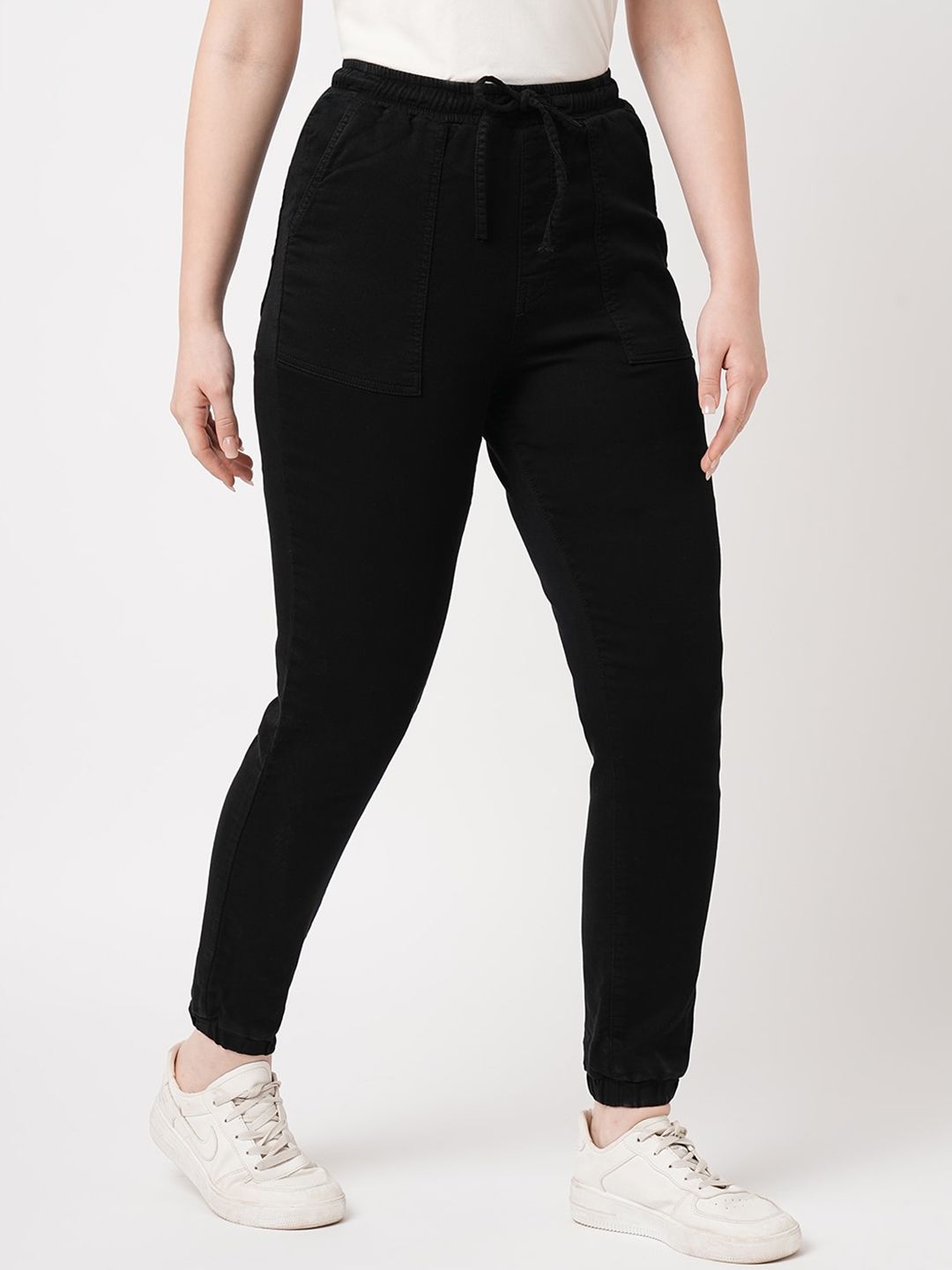 Kraus Jeans Women Loose Fit High-Rise Joggers Price in India