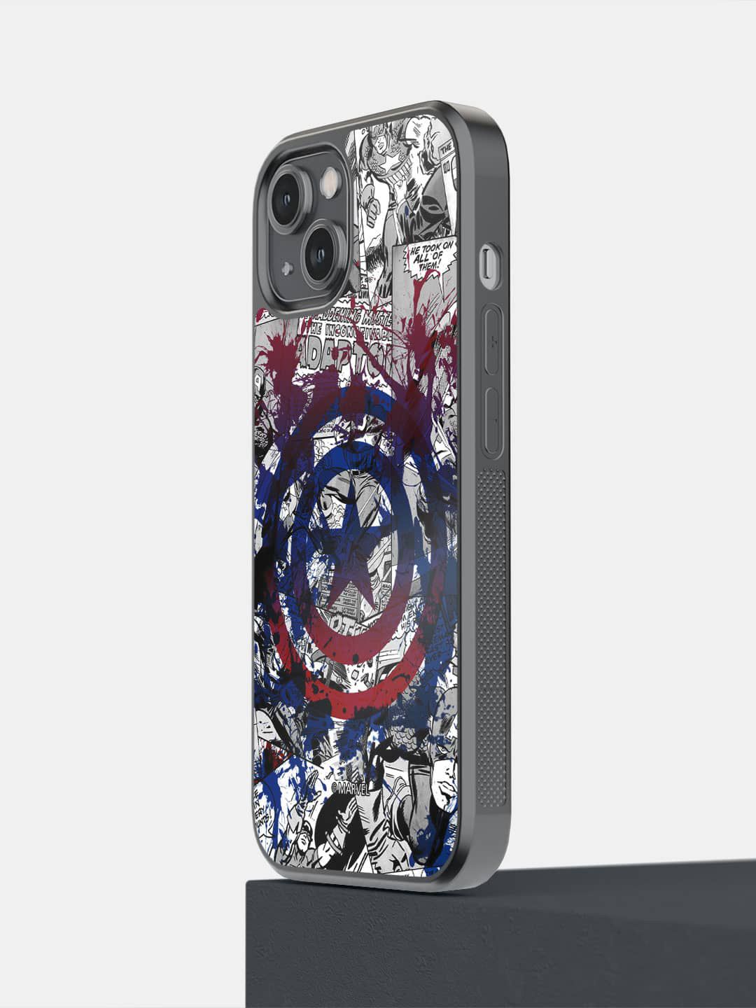 macmerise Captain America Printed iPhone 14 Bumper Case Cover