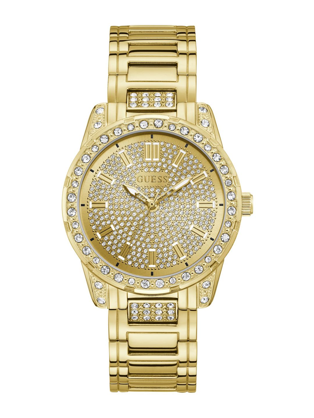 GUESS GUESS Round 40mm Gold Dial Analog Women Watch - U1337L2M