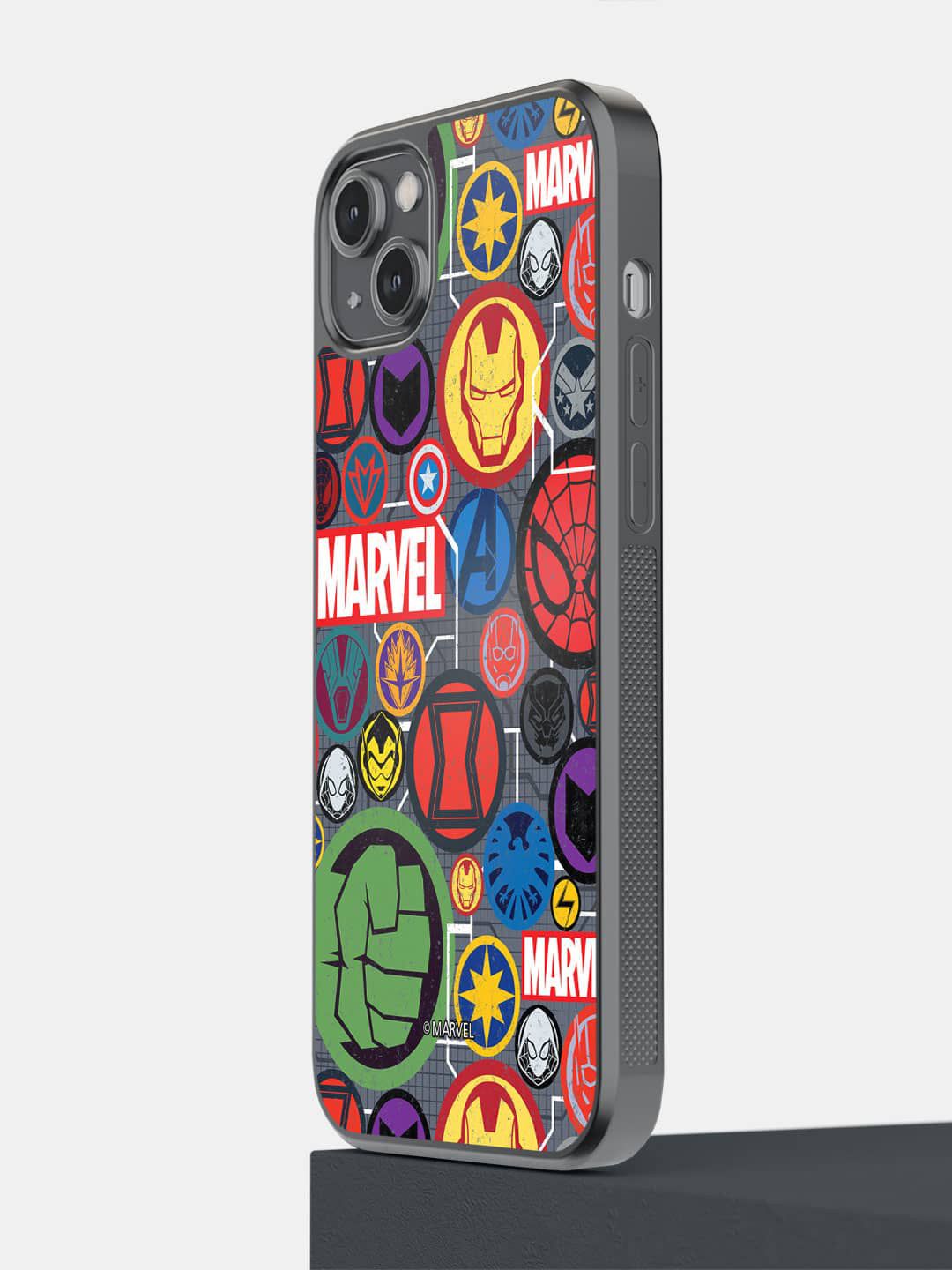 macmerise Marvel Iconic Mashup iPhone 14 Plus Bumper Case Cover