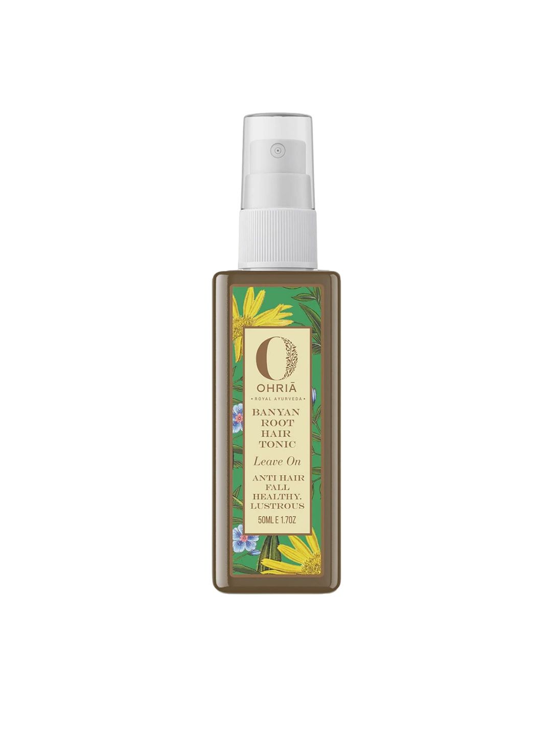 OHRIA AYURVEDA Banyan Root Ayurvedic Leave-On Tonic with Neem & Aloevera - 50 ml
