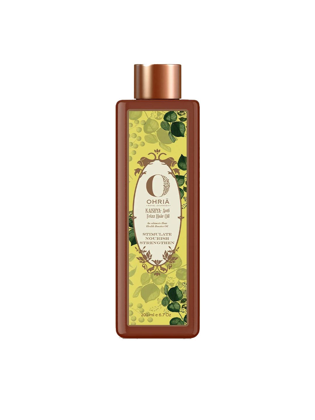 OHRIA AYURVEDA Keshya Anti Frizz Hair Oil with Kalonji & Amla - 200 ml