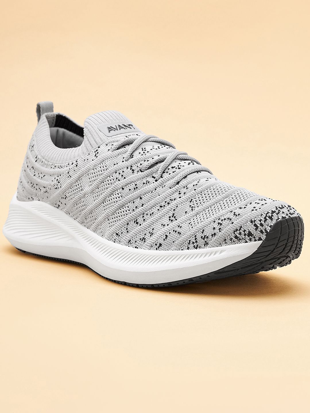 AVANT Men Grey Lightweight Mesh Running Sports Shoes