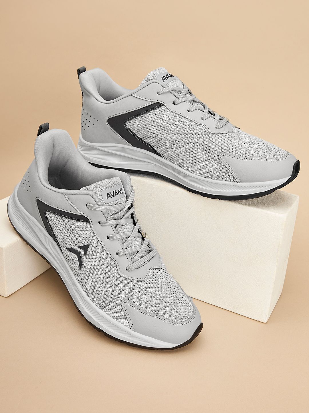 AVANT Men's Light Grey Xtreme Casual Mesh Lightweight Shoes