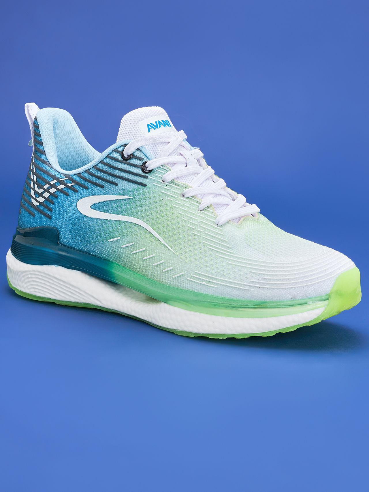 AVANT Men White Bounce Max Walking Running Shoes