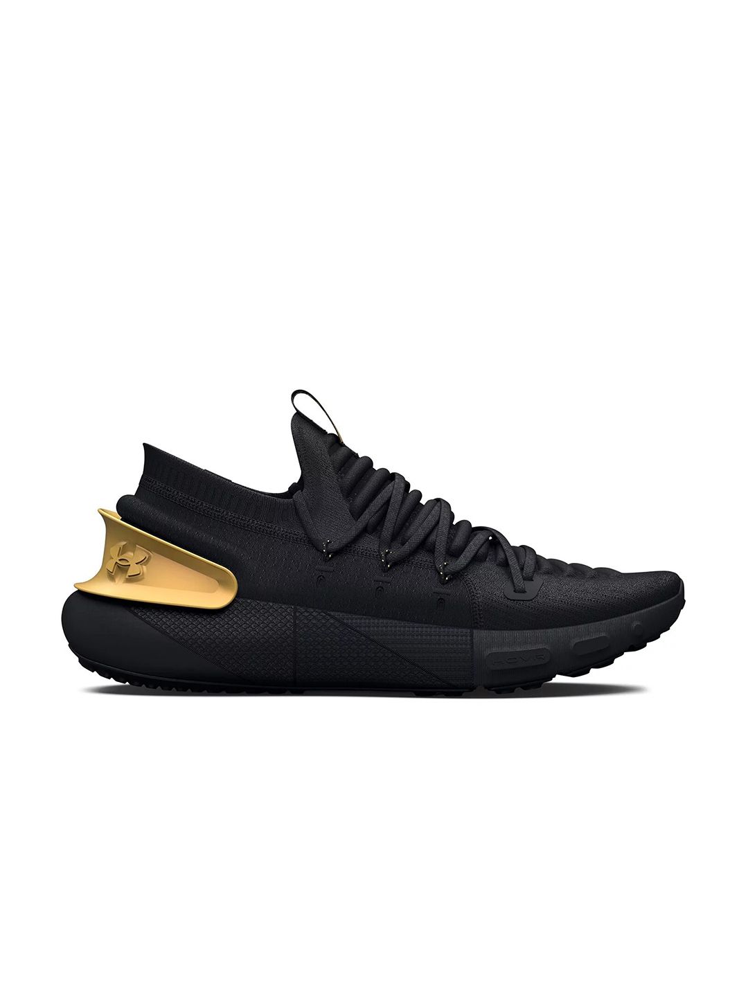 under armour hovr phantom se black gold