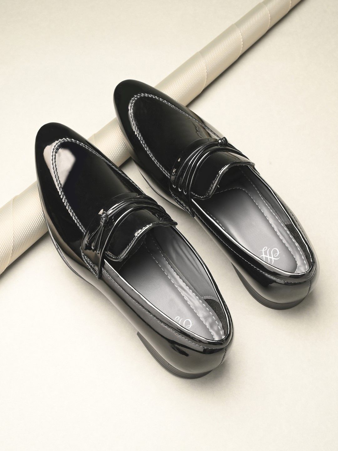 House of Pataudi Men Wrinkle Free Slip-On Formal Loafers