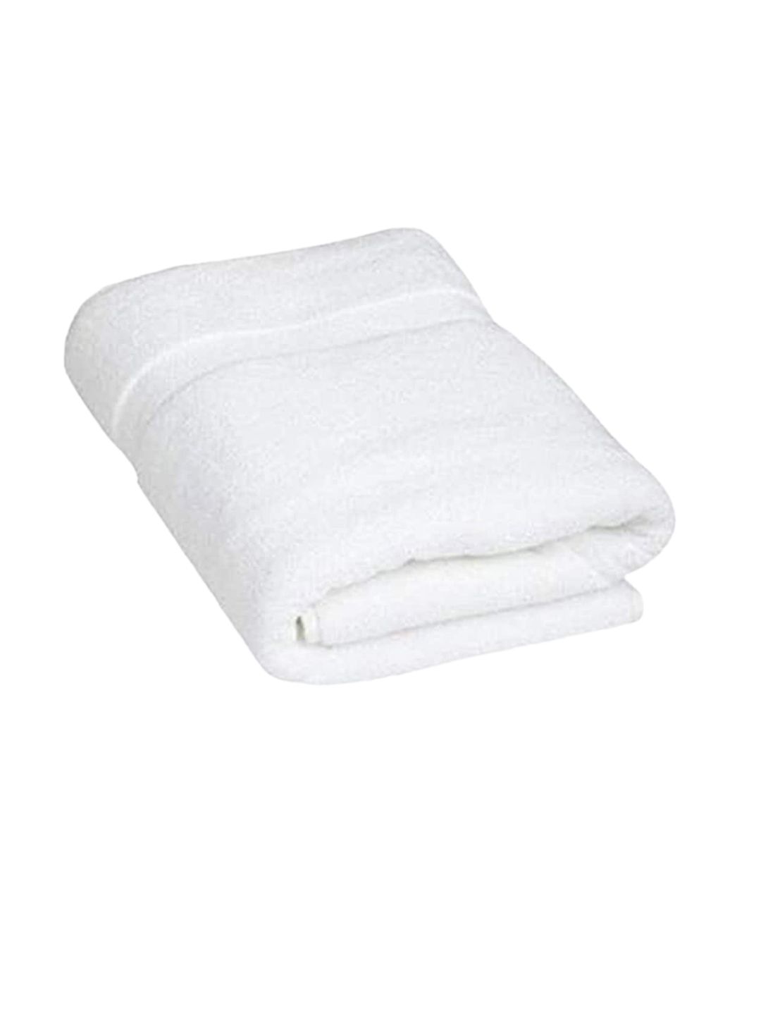 Kuber Industries White Cotton 400 GSM Bath Towel