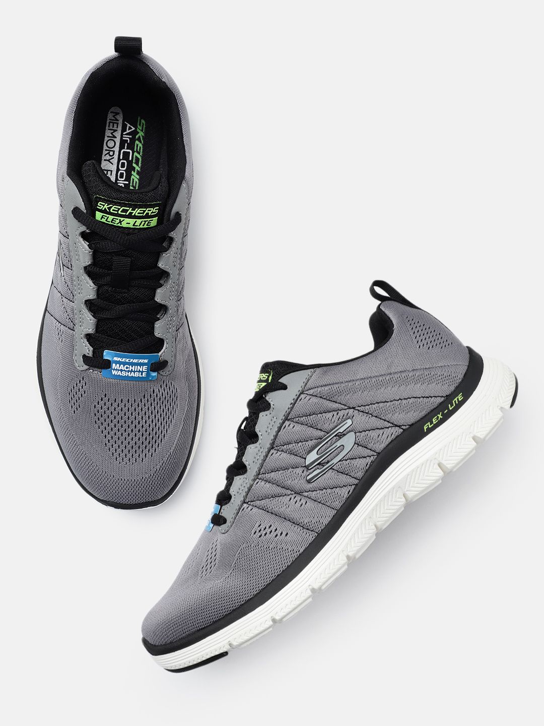 Buy Skechers Men FLEX ADVANTAGE 4.0 - VALKIN Textured Sneakers