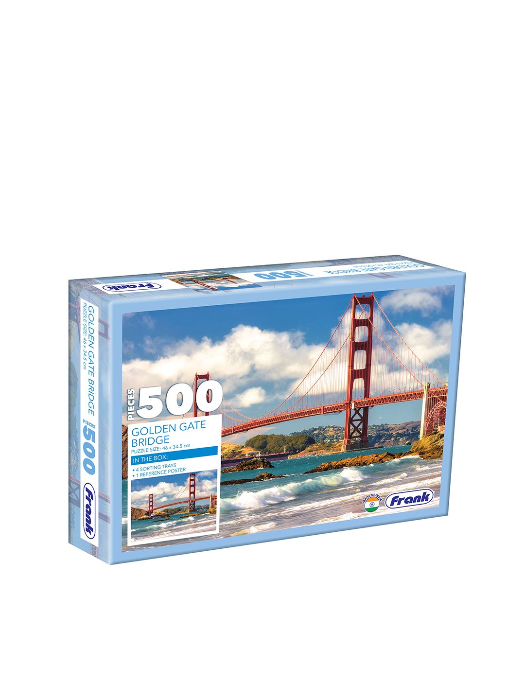 Frank Multicoloured 500 Pcs Golden Gate Bridge Jigsaw Puzzle