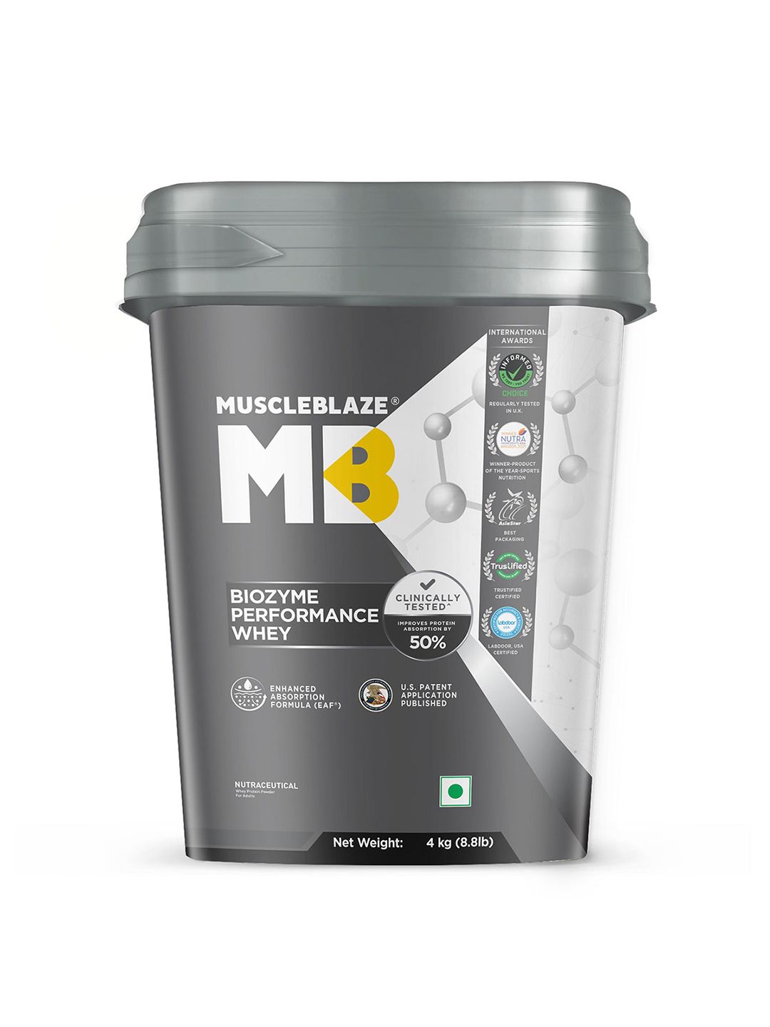 MuscleBlaze MuscleBlaze Biozyme  Chocolate Proteins- 4 kg / 8.8 lb,