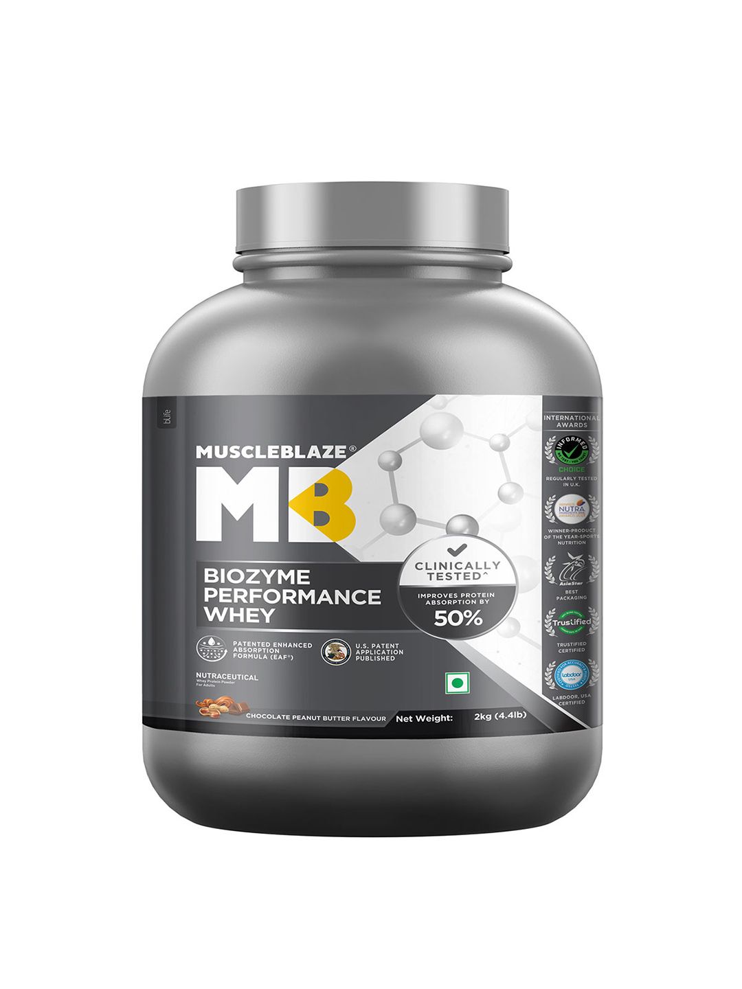 MuscleBlaze MuscleBlaze Biozyme Performance Whey Protein 2kg