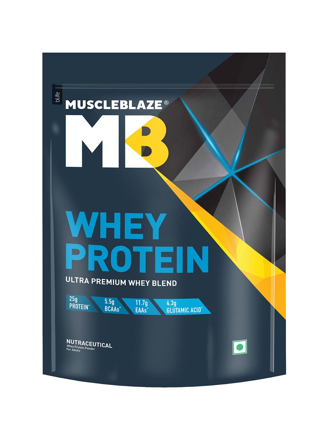 MuscleBlaze MuscleBlaze 100% Whey Protein,25 g Protein per Scoop-1 kg