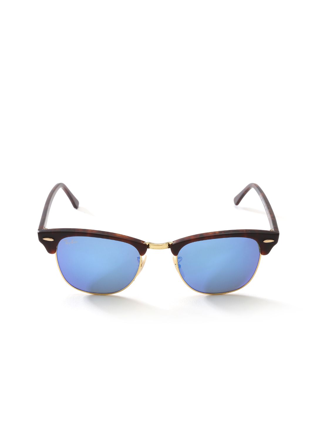 Buy Ray-Ban Men Mirrored Clubmaster Sunglasses 0RB3016-114517