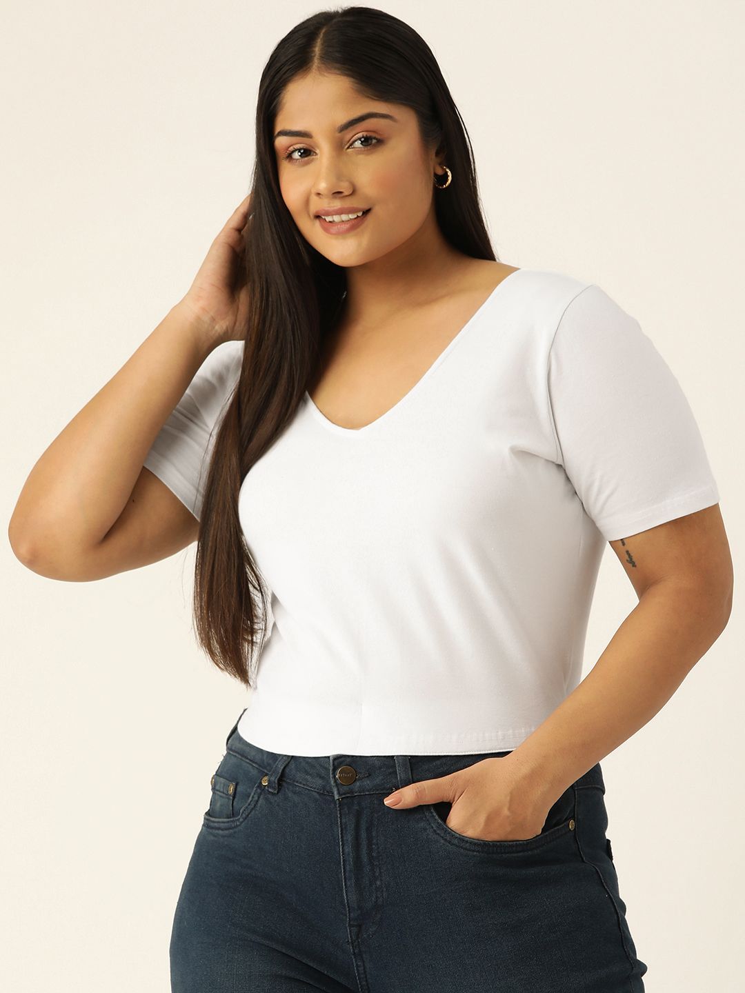 theRebelinme Plus Size Crop Top