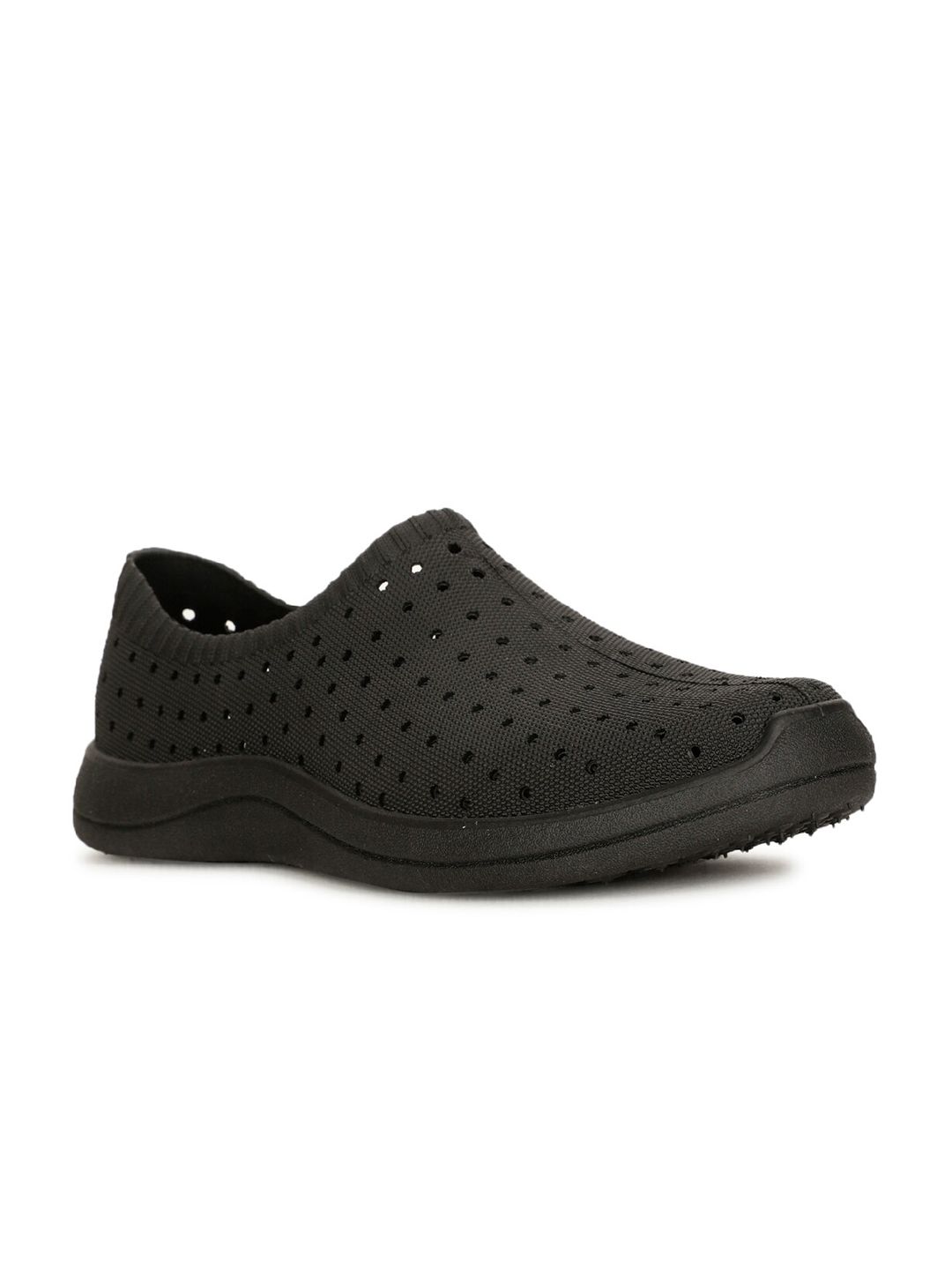 Bata Women Textured Comfort Insole Contrast Sole Slip-On Sneakers
