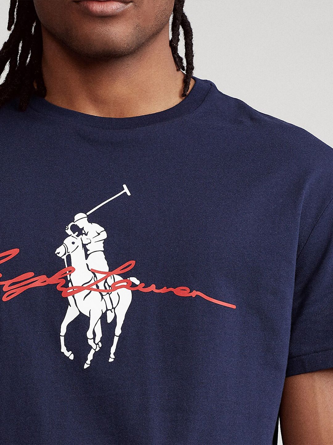 Buy Polo Ralph Lauren Classic Fit Big Pony Logo Jersey Pure Cotton