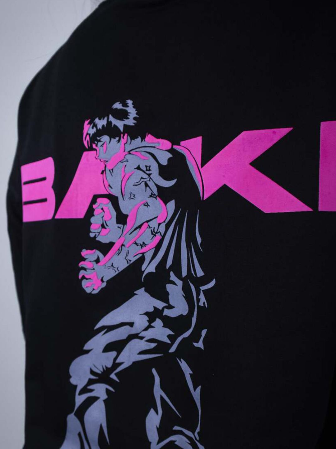 Buy ZAMS Superhero Baki Hanma Graphic Printed Oversized Pure