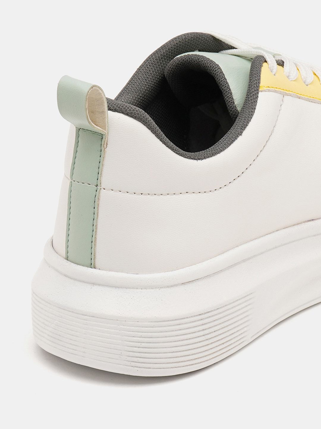 Buy R&B Women Colourblocked Lace-Up Sneakers - Casual Shoes for
