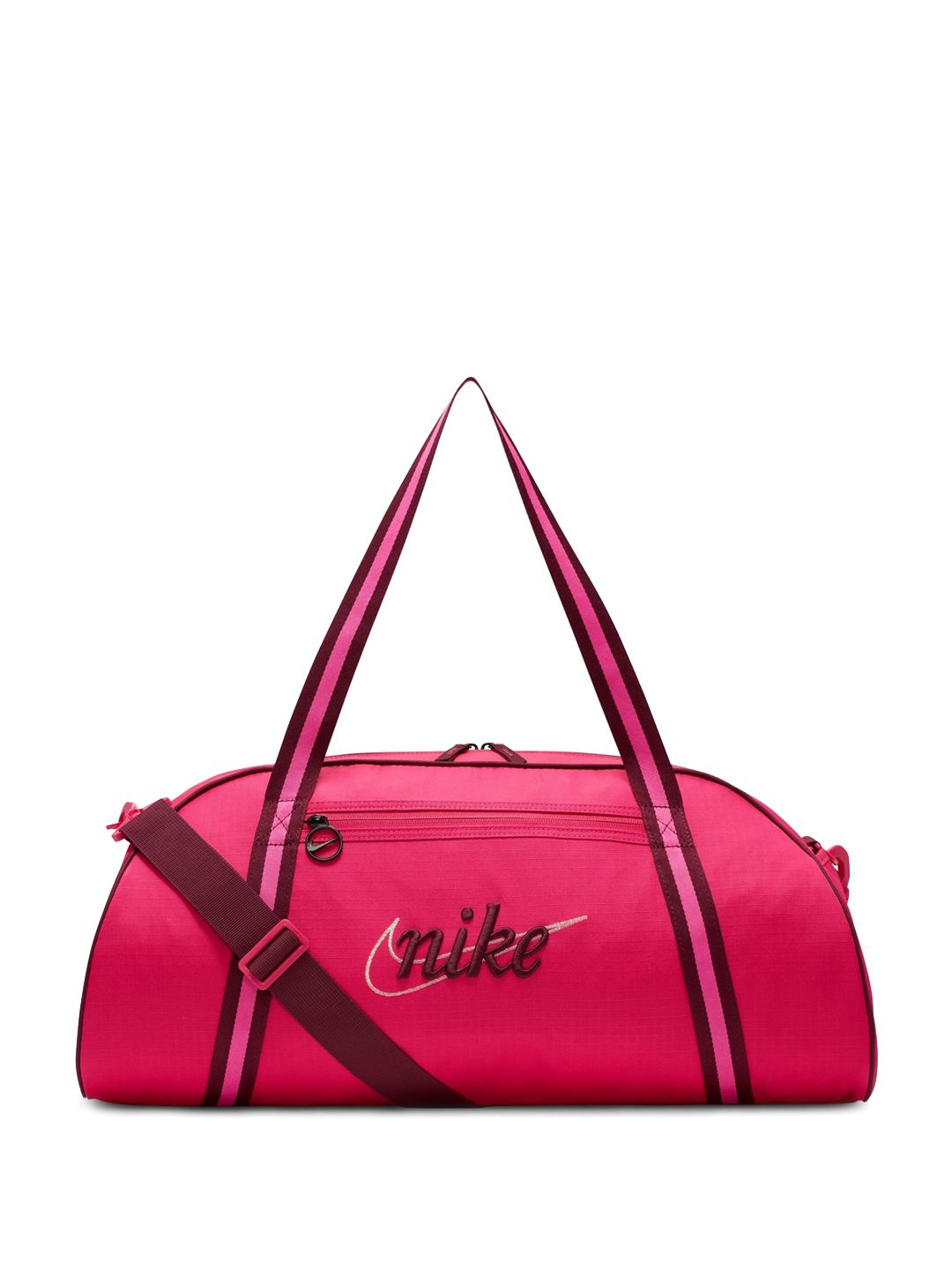 hot pink nike duffle bag