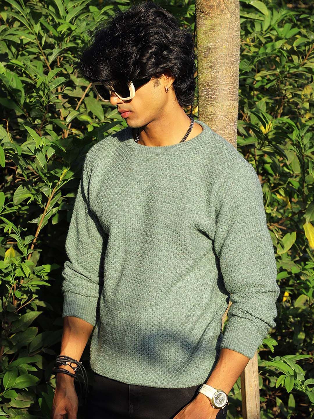 CAHOOT Campus Sutra Cable Knit Acrylic Pullover