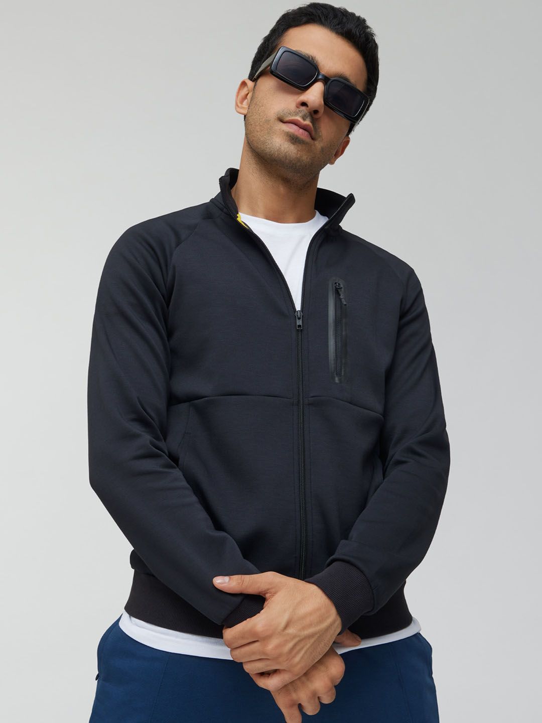 XYXX Men Regular Fit Hooded Jacket