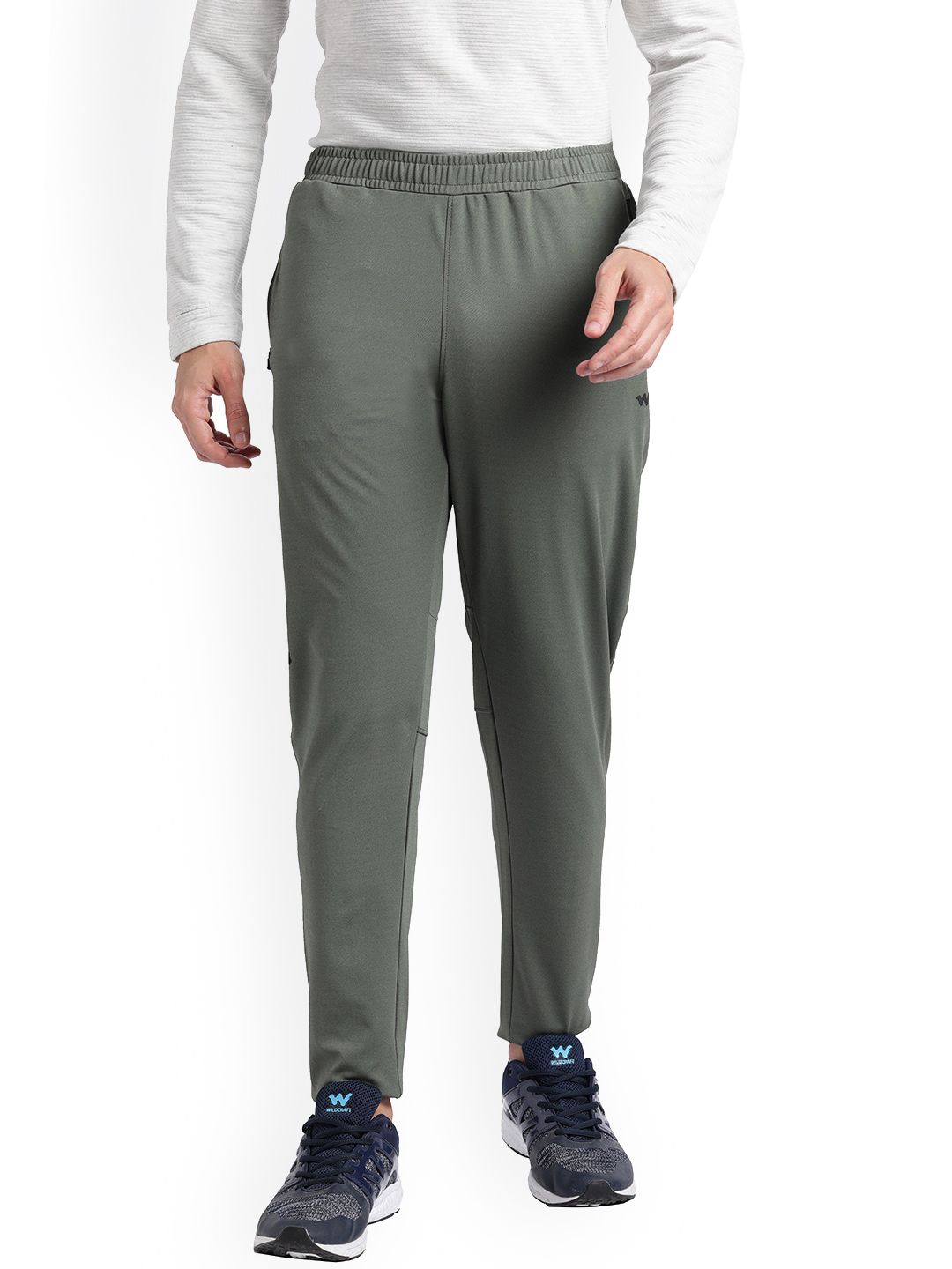 Wildcraft Men Typography Printed Cotton Mid-Rise Track Pant