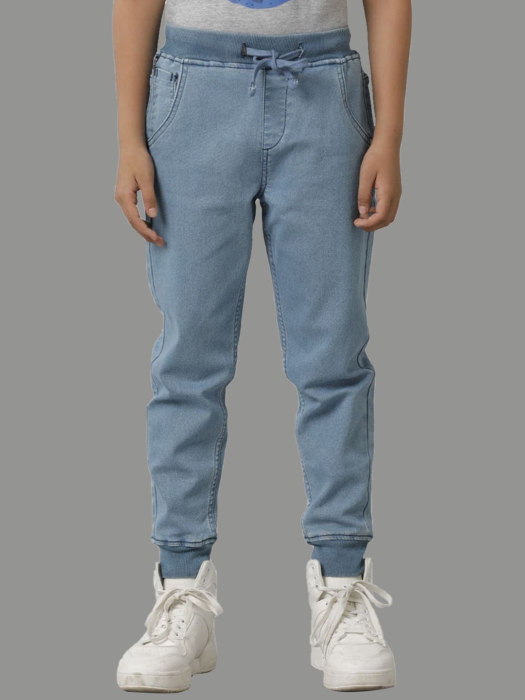 UNDER FOURTEEN ONLY Boys Slim Fit Cotton Joggers