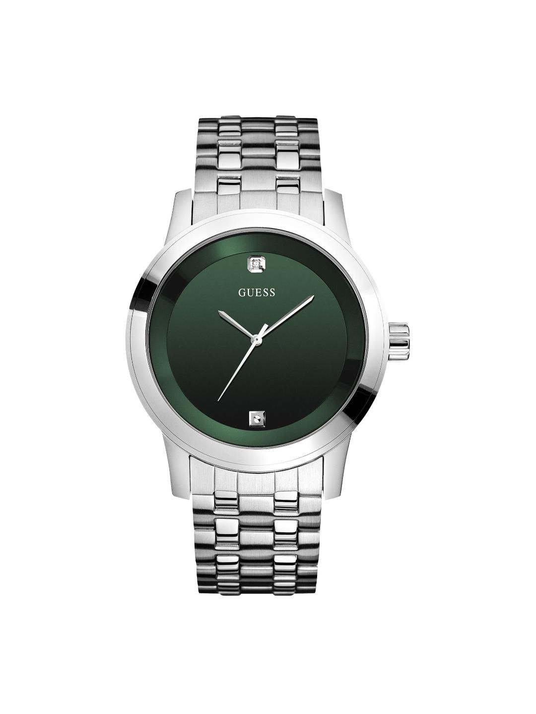GUESS GUESS Round 44mm Green Dial Analog Men Watch - U11576G4M