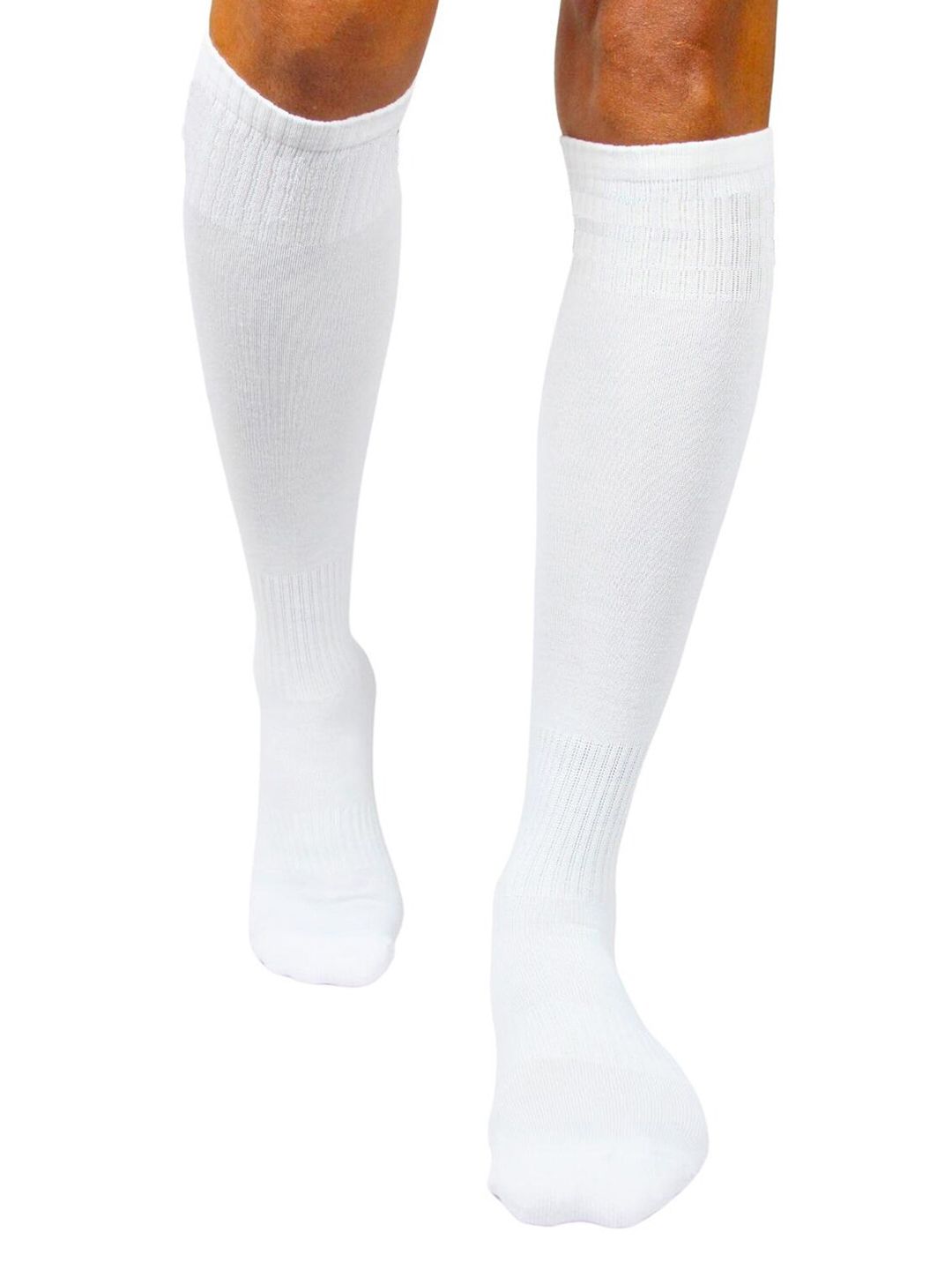 BAESD Men Thick Foot Base Knee-Length Football Socks