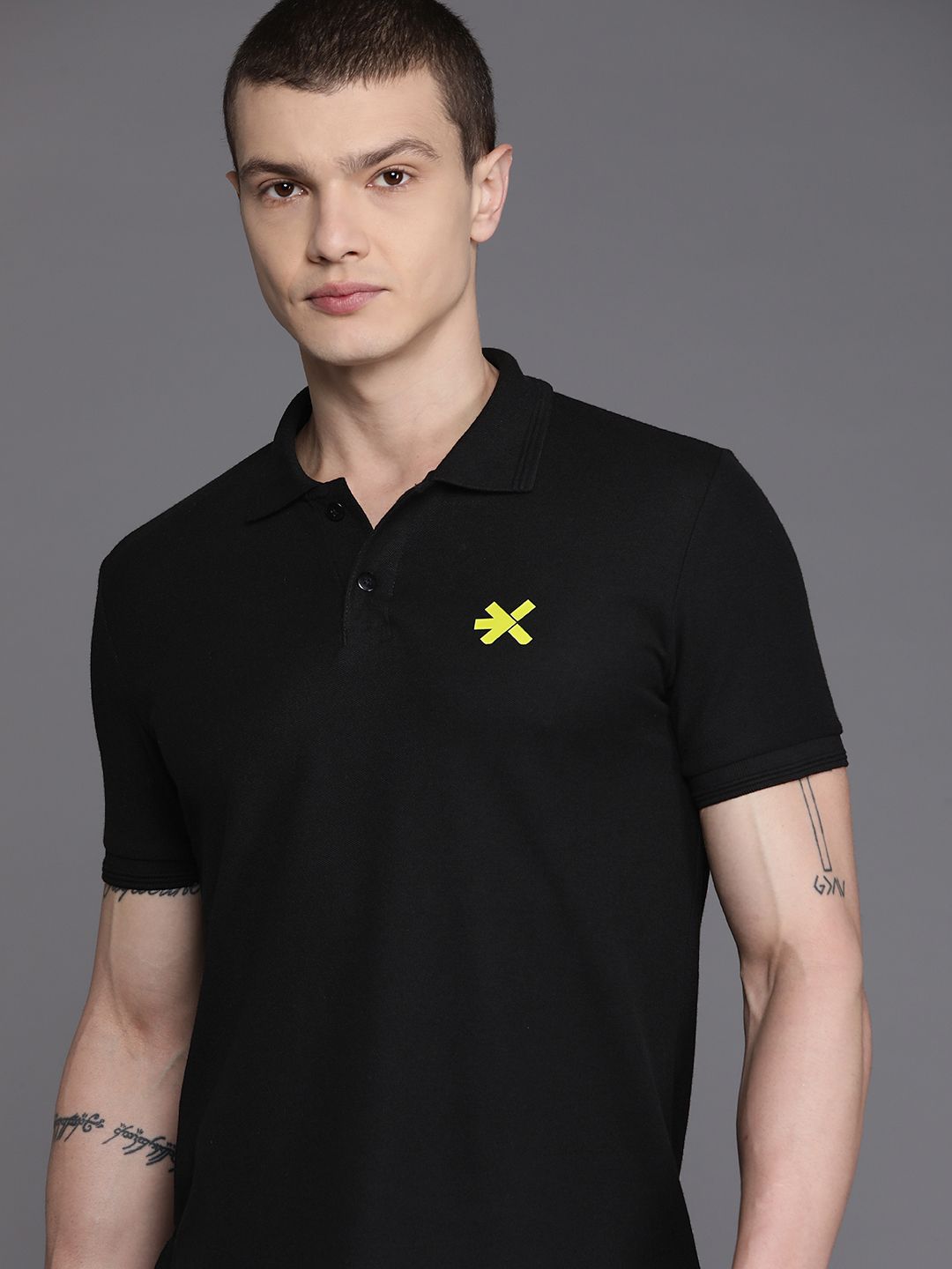 HRX by Hrithik Roshan Polo Collar Lifestyle T-shirt