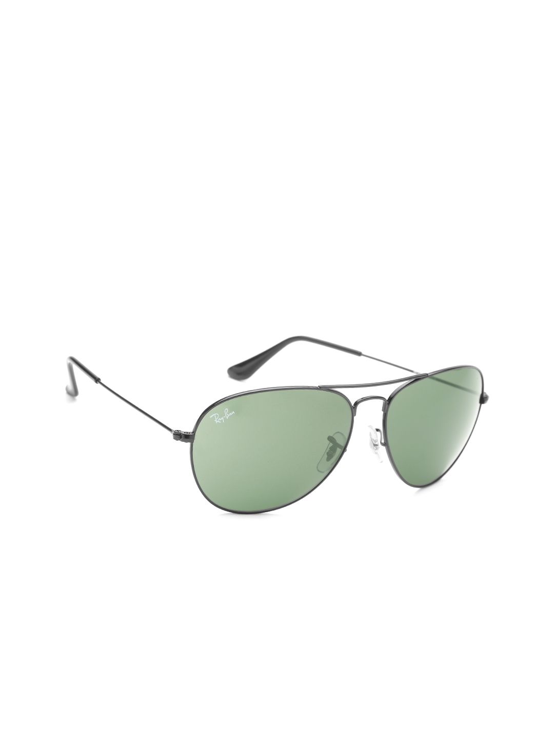 RAY-BAN Men UV Protected Green Lens Pilot Sunglasses - 0RB3432I00259