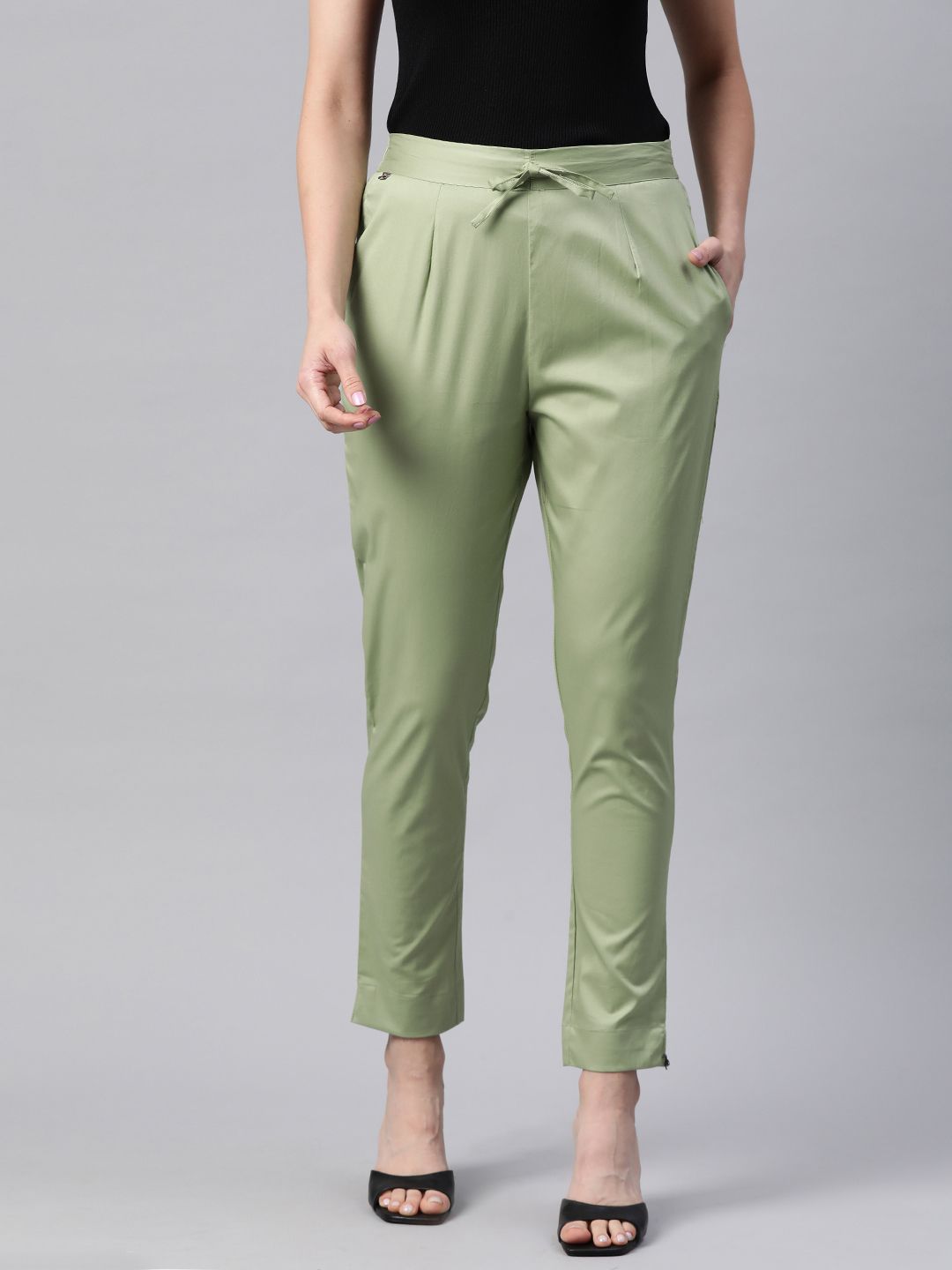 Readiprint Fashions Slim Fit Cigarette Trousers Price in India