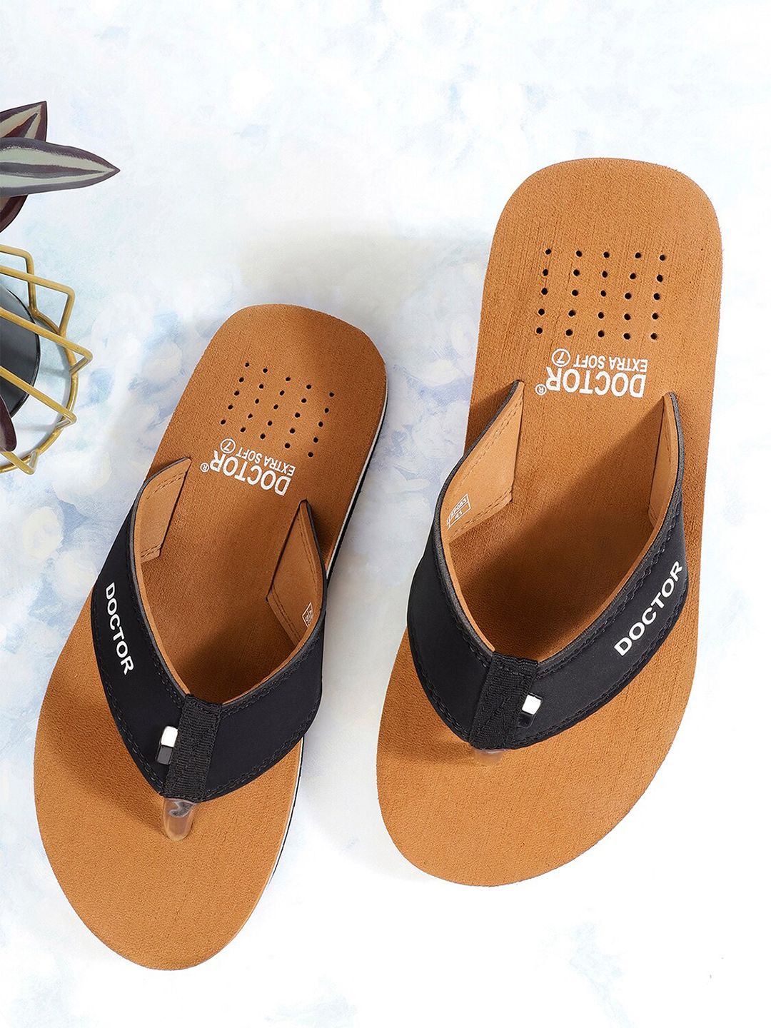 DOCTOR EXTRA SOFT Men Orthopedic Non-Slip Thong Flip-Flops