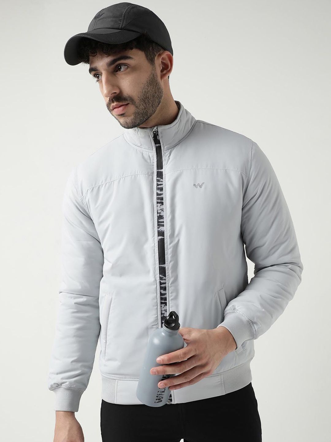 Wildcraft Men Beige Colourblocked Insulator Bomber Jacket