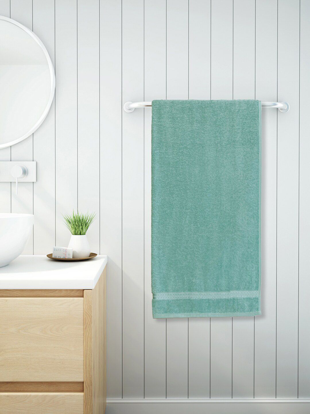 Welspun Green Cotton Anti-Bacterial 380 GSM Bath Towel