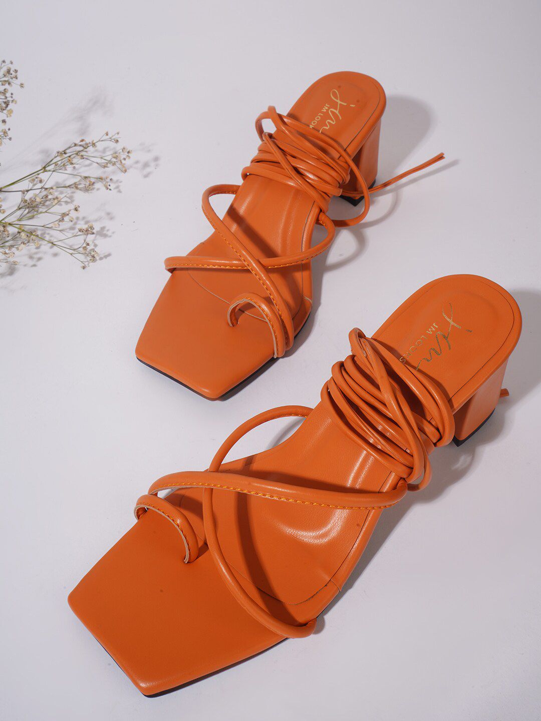 JM Looks Strappy One Toe Lace-Up Gladiators Price in India