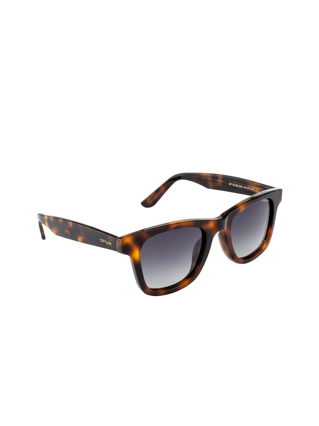 OPIUM Unisex Wayfarer Sunglasses with Polarised and UV Protected Lens OP-10138-C04-49