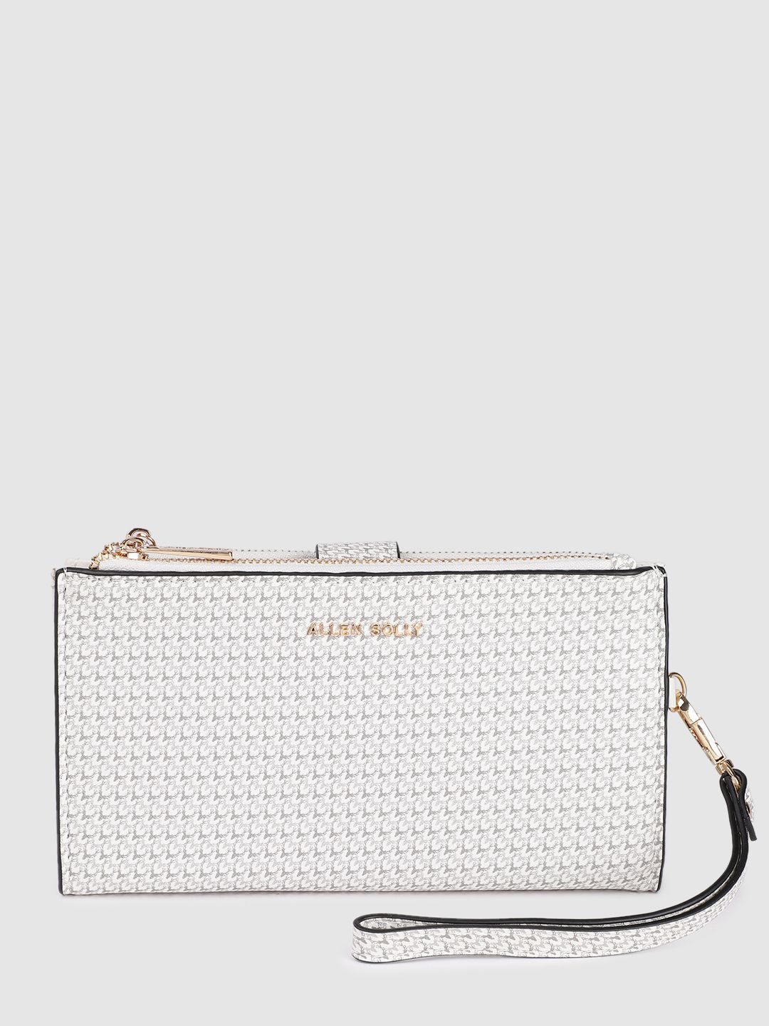 Allen Solly Allen Solly Women Brand Logo Print Two Fold Wallet Wallet With A Wrist Loop