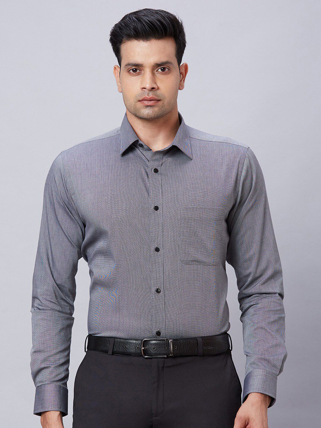 Raymond Slim-Fit Pure Cotton Casual Shirt