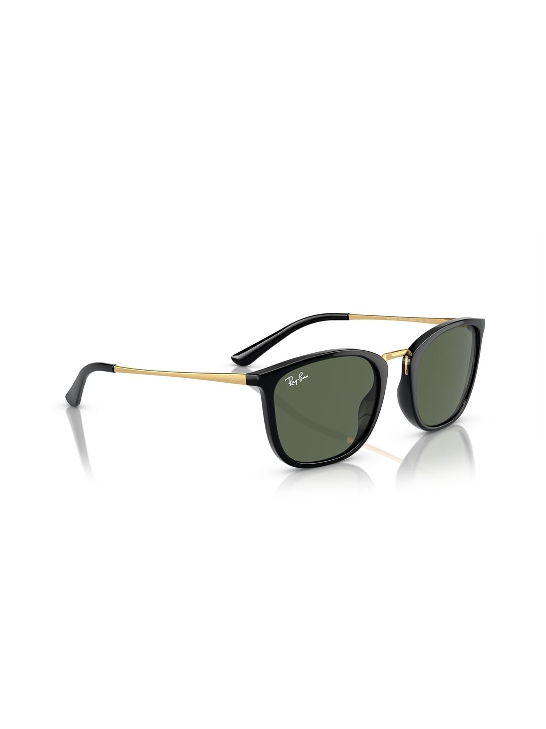 RAY-BAN Unisex UV Protected Green Lens Square Sunglasses - 0RB4409I601/7153