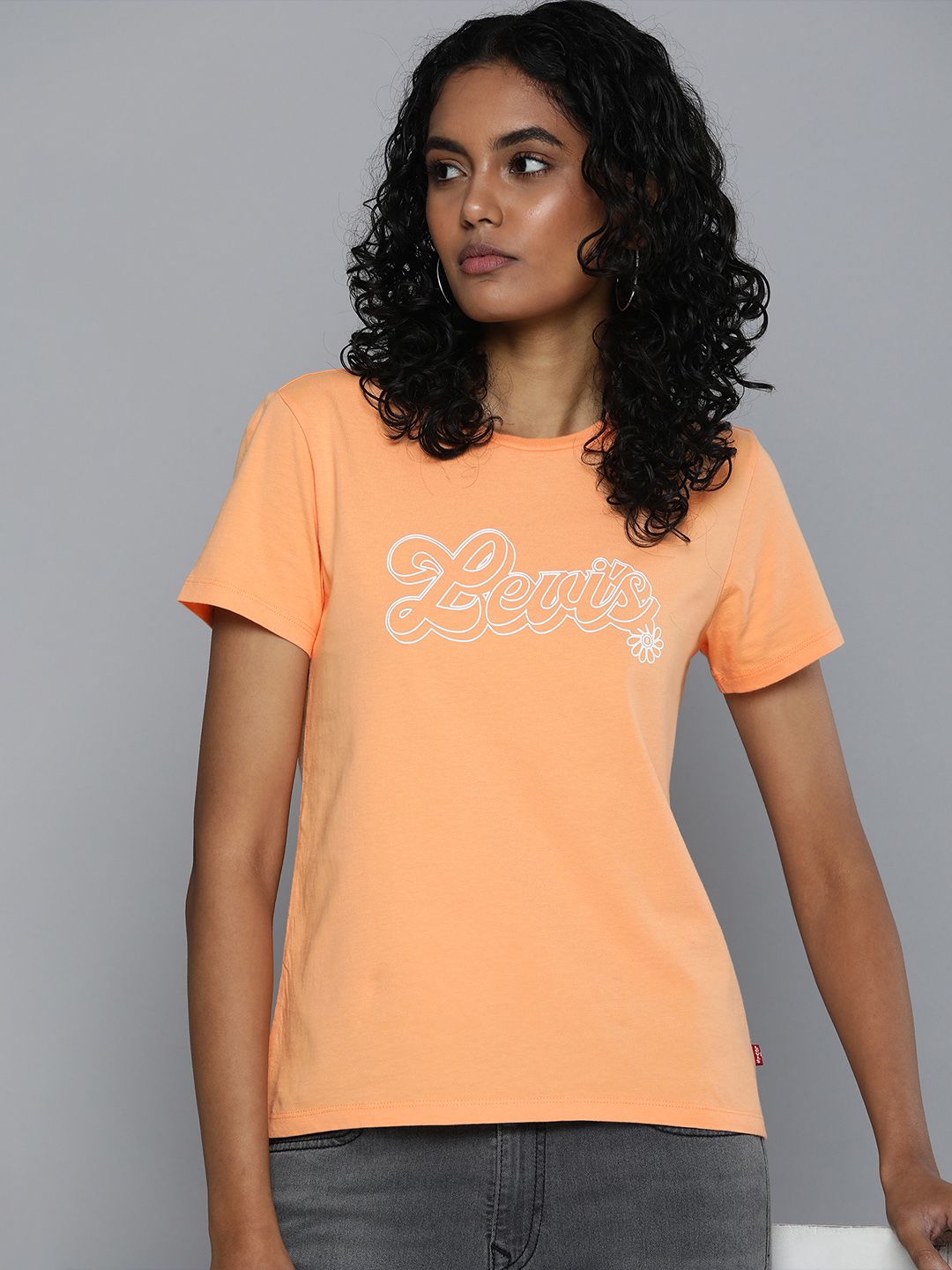 Levis Women's Graphic Print Crew Neck T-shirt