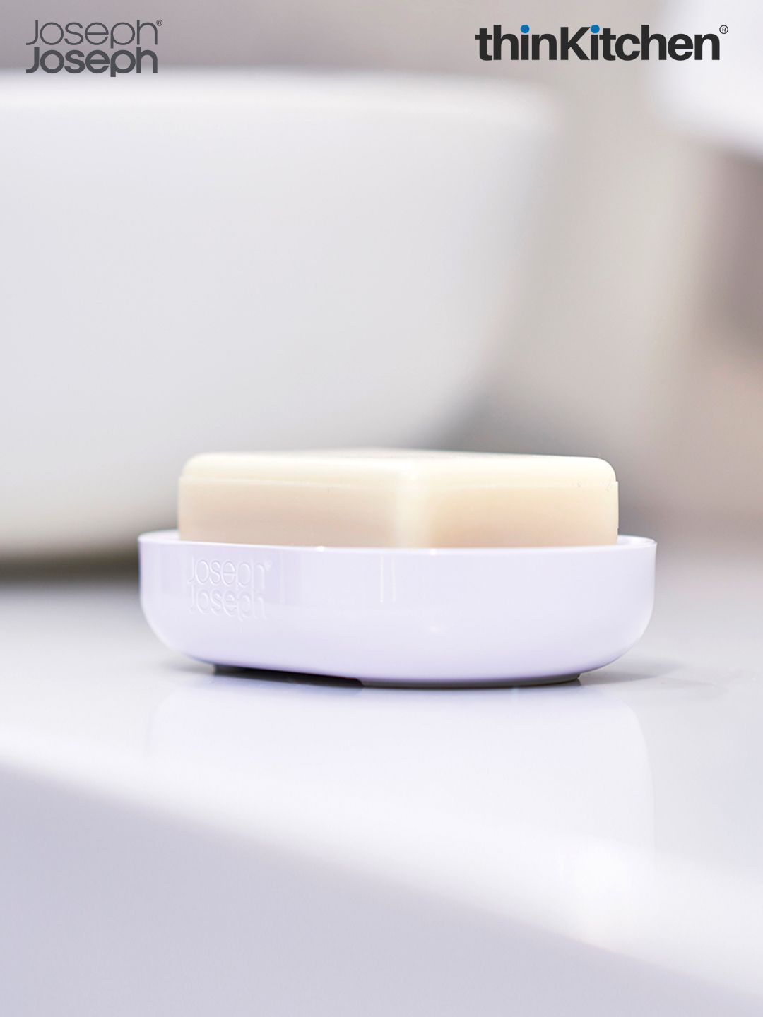 Joseph Joseph White Duo Quick-Drain Soap Dish