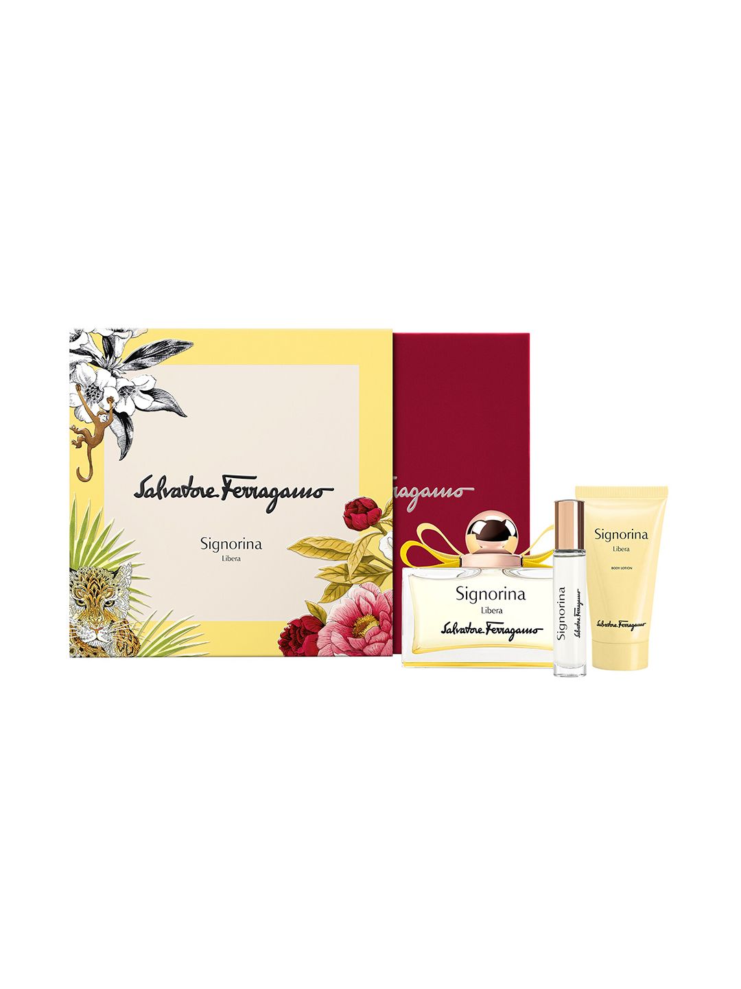 Salvatore Ferragamo 3Pcs Signorina Libera Set - 100ml + 10ml + 50ml)