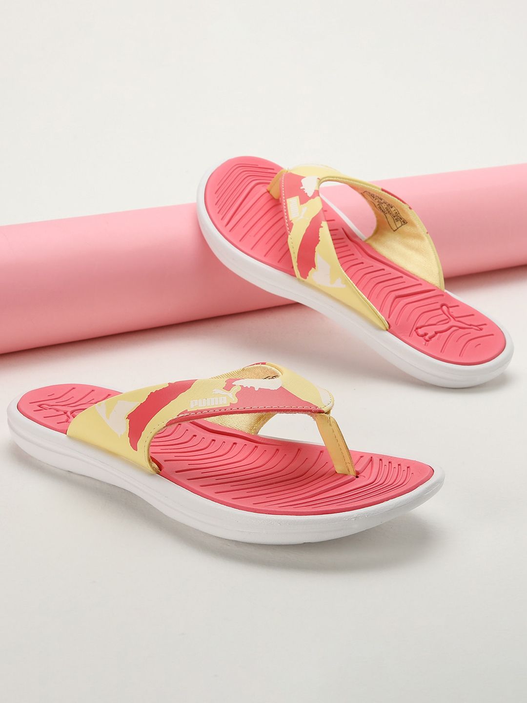 Buy Puma Women Suzzana Slip V1 Printed Thong Flip-Flops - Flip
